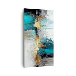 Schilderen op canvas - Alles vloeit - 45x80 cm