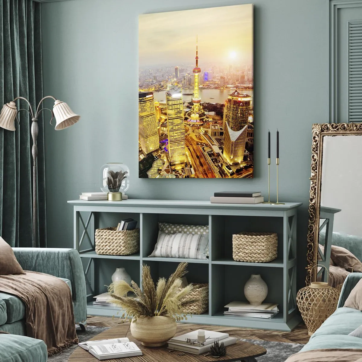 Schilderen op canvas - Aziatische droom - 50x70 cm
