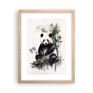 Een poster in een licht eiken lijst - Groeten uit China - 30x40 cm