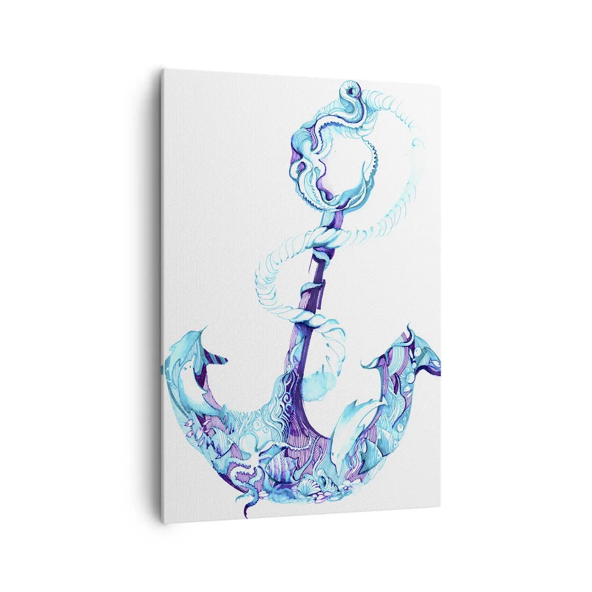 Schilderen op canvas - De vertrouweling van de geheimen van de zee - 70x100 cm