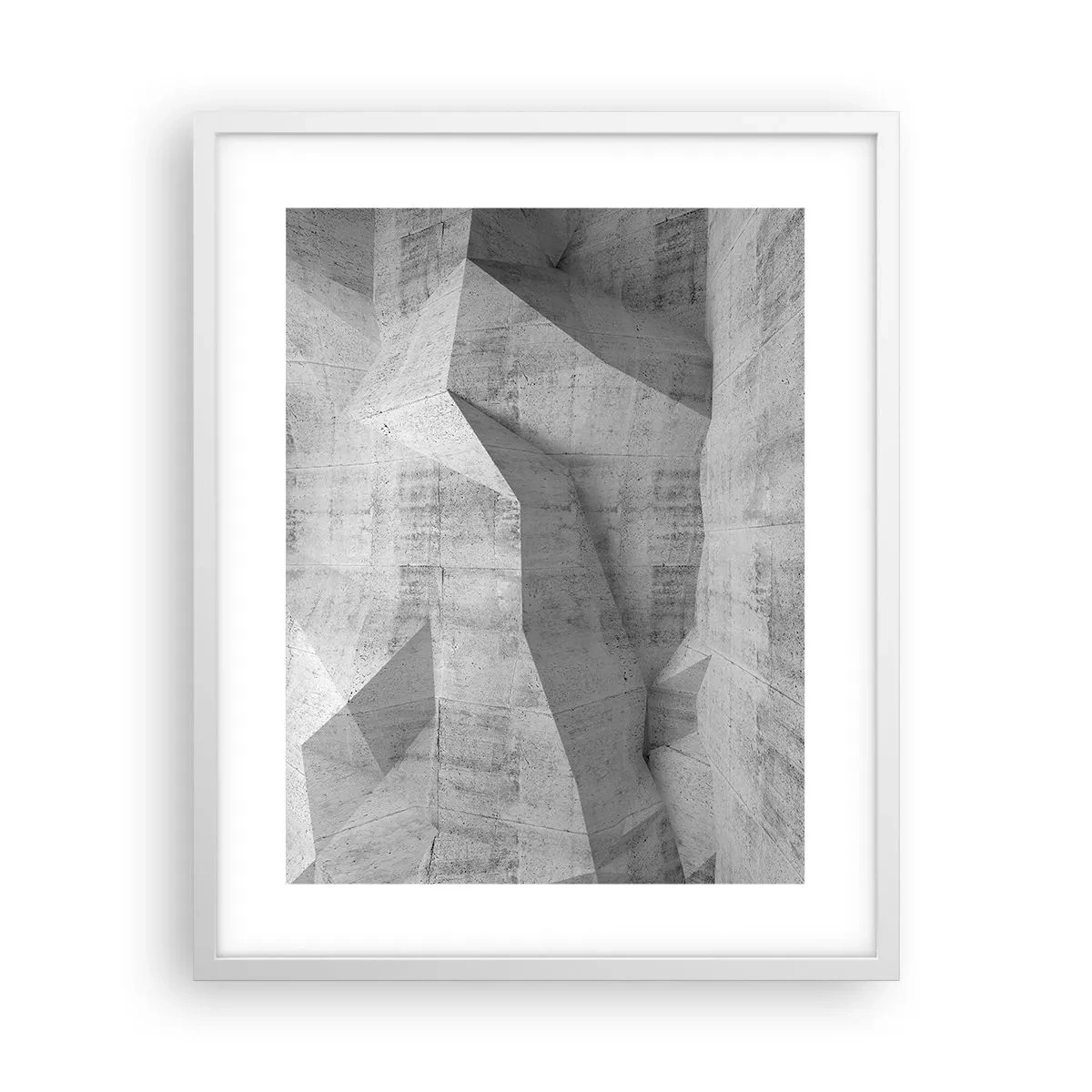 Poster in een witte lijst - Een echte uitdaging - 40x50 cm