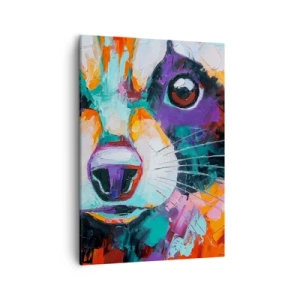Schilderen op canvas - Alleen goede emoties - 50x70 cm