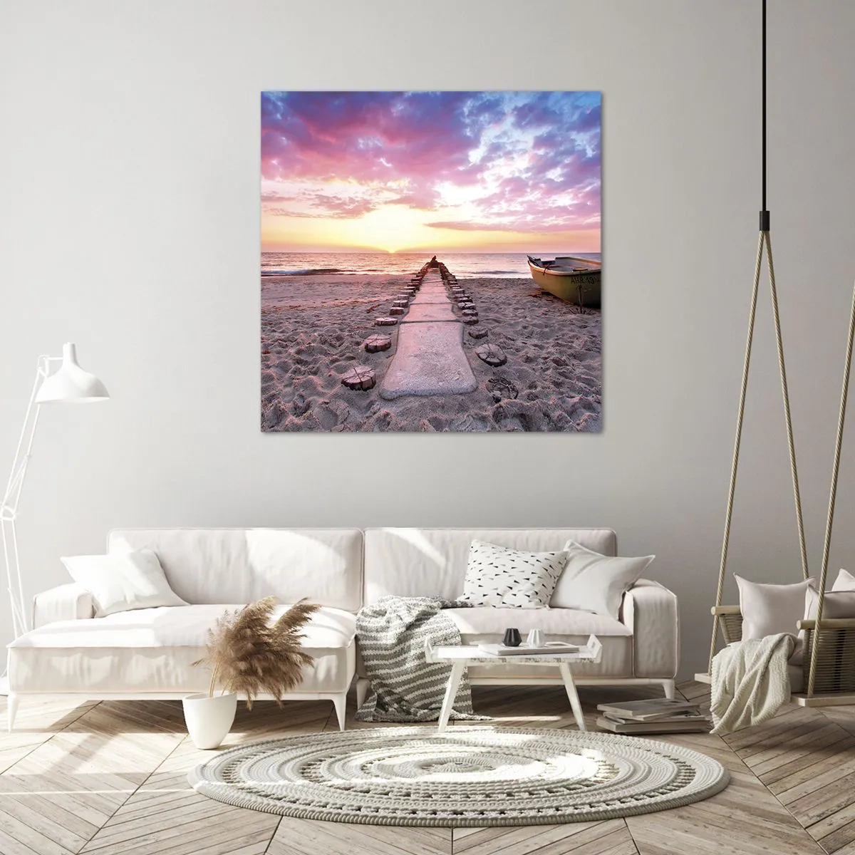Schilderen op canvas - Een moment van diepe ervaring - 40x40 cm