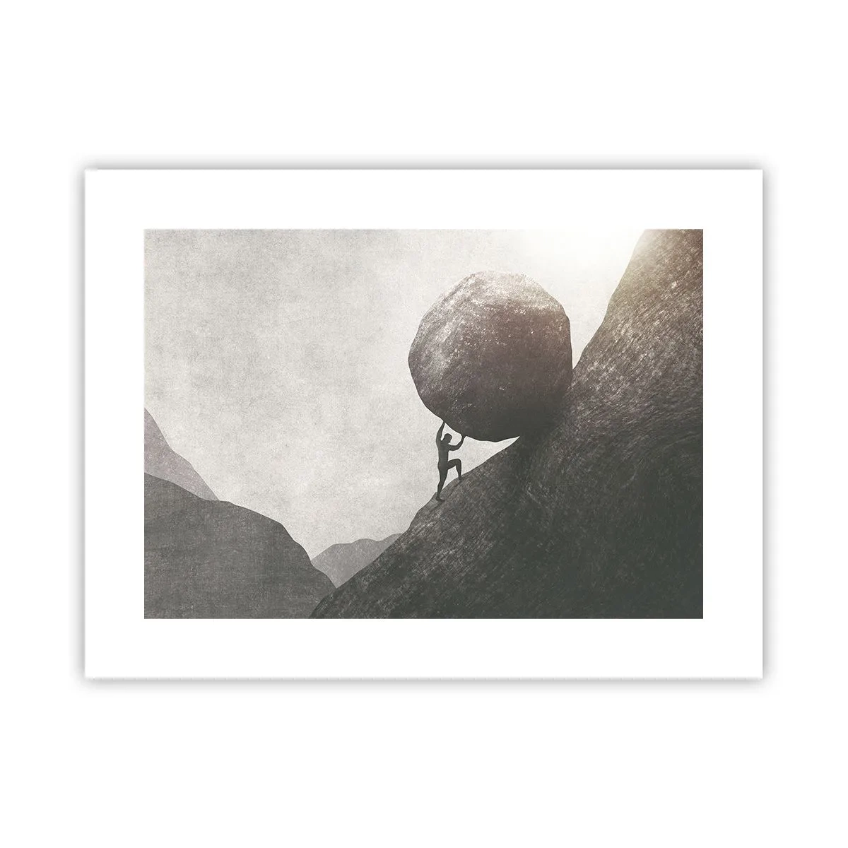 Poster - Ik geloof tegen alle hoop in - 40x30 cm