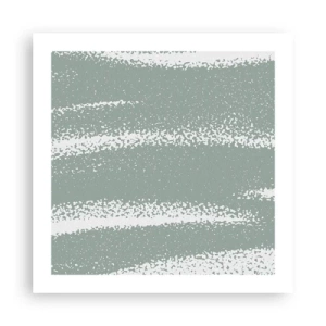 Poster - Abstractie in een winterklimaat - 50x50 cm
