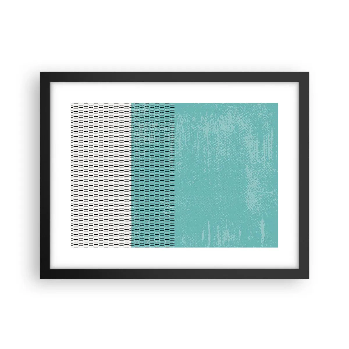 Poster in een zwarte lijst - Een uitgebalanceerde compositie - 40x30 cm