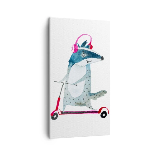 Schilderen op canvas - Badger vreugde - 45x80 cm