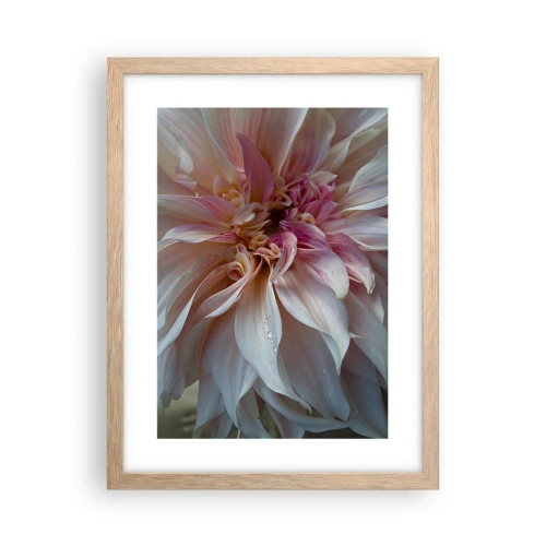 Een poster in een licht eiken lijst - Bloeiende frisheid - 30x40 cm
