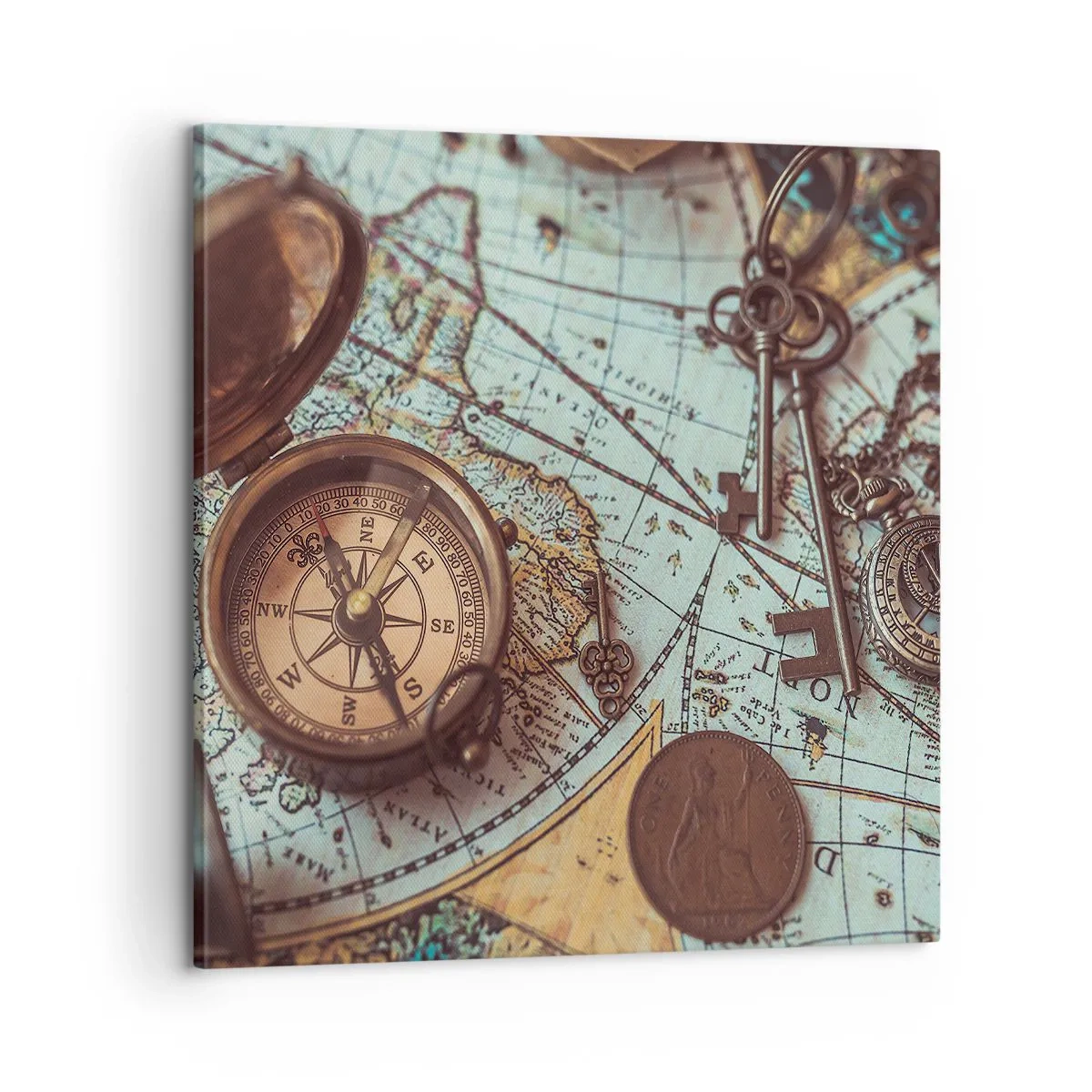 Schilderen op canvas - Voor de avonturier - 60x60 cm