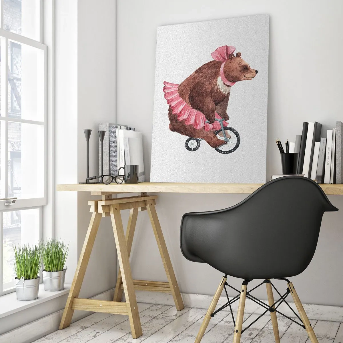 Schilderen op glas - Wat een circus! - 50x70 cm