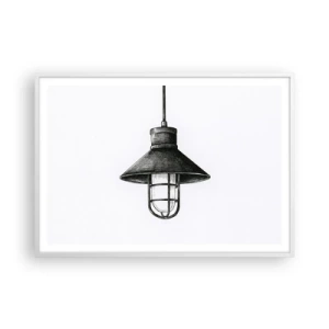 Poster in een witte lijst - Zoals jaren geleden… - 100x70 cm