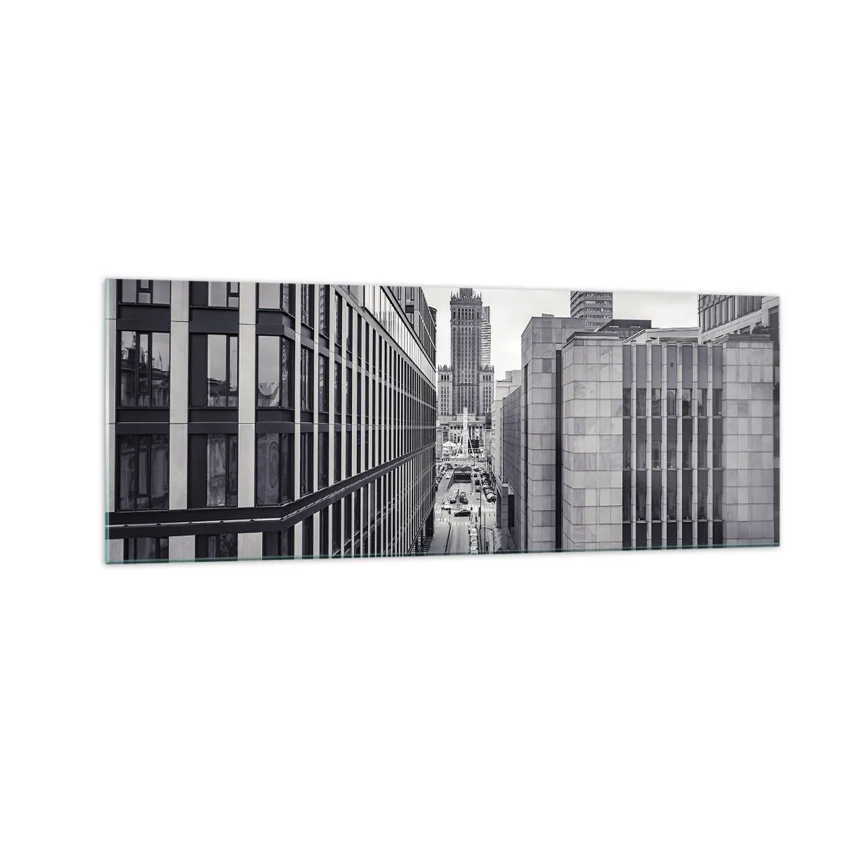 Schilderen op glas - Warschau vallei - 140x50 cm
