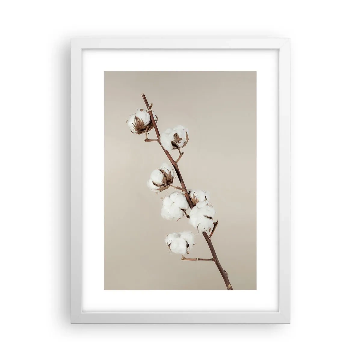 Poster in een witte lijst - Aan de bron van zachtheid - 30x40 cm