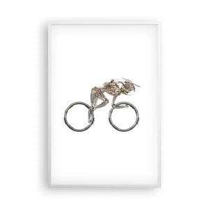 Poster in een witte lijst - Een prachtige machine - 61x91 cm