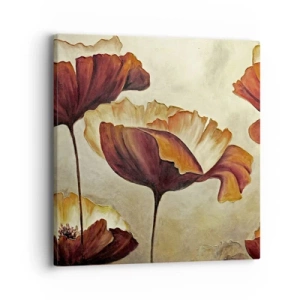 Schilderen op canvas - Golvend weiland - 40x40 cm