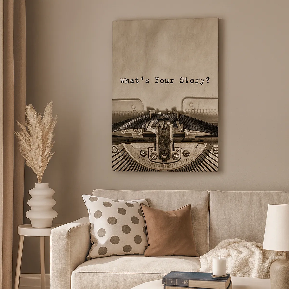 Schilderen op canvas - Vertel het mee - 50x70 cm