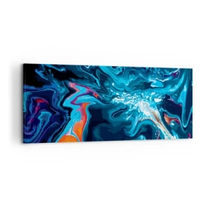 Schilderen op canvas - Reis naar het centrum van de hemel - 120x50 cm