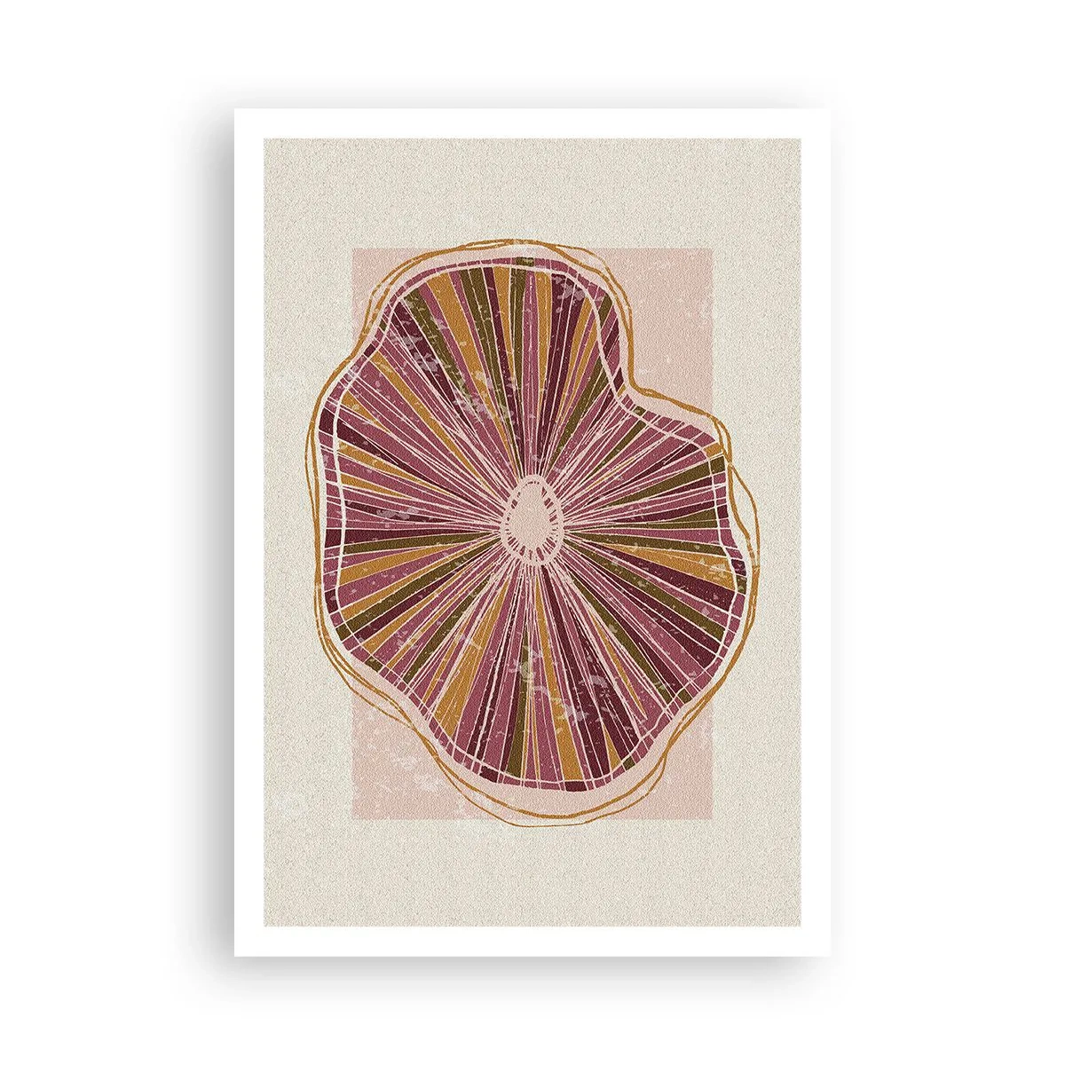 Poster - Stralende abstractie - 70x100 cm