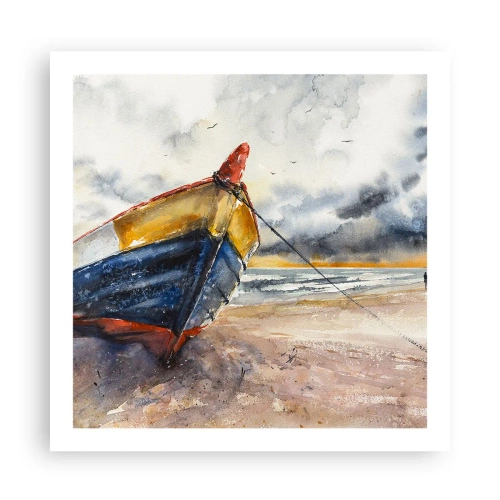 Poster - Rust aan de kust - 60x60 cm