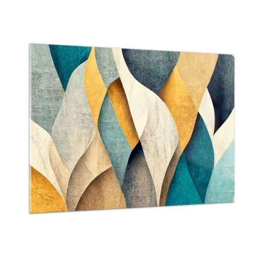 Schilderen op glas - Ritme en beweging - 100x70 cm