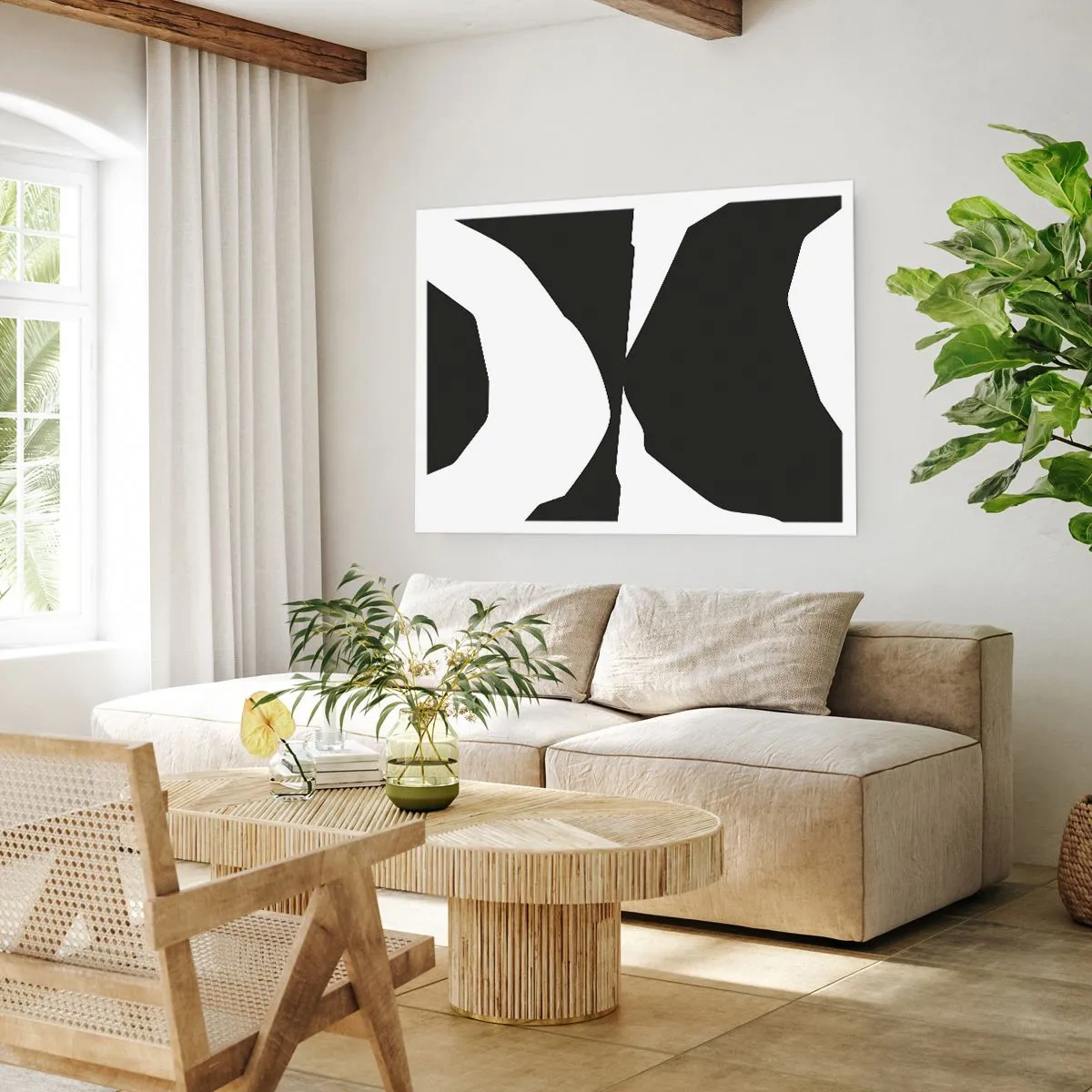 Poster - Positief – negatief - 40x30 cm