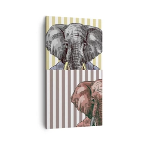 Schilderen op canvas - Elegant van nature - 45x80 cm