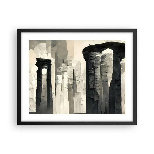 Poster in een zwarte lijst - De majesteit van de oudheid - 50x40 cm