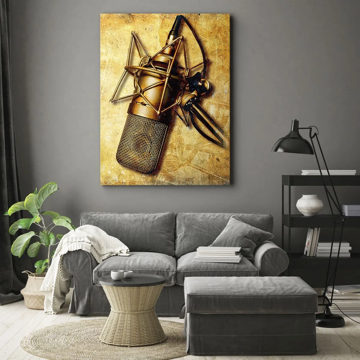 Schilderen op canvas - De gouden jaren van radio - 45x80 cm
