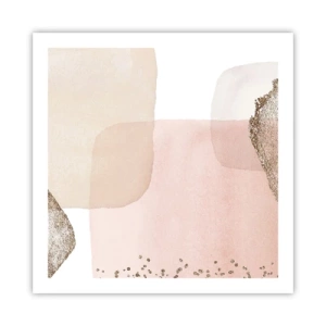Poster - Een blik door kleur - 60x60 cm