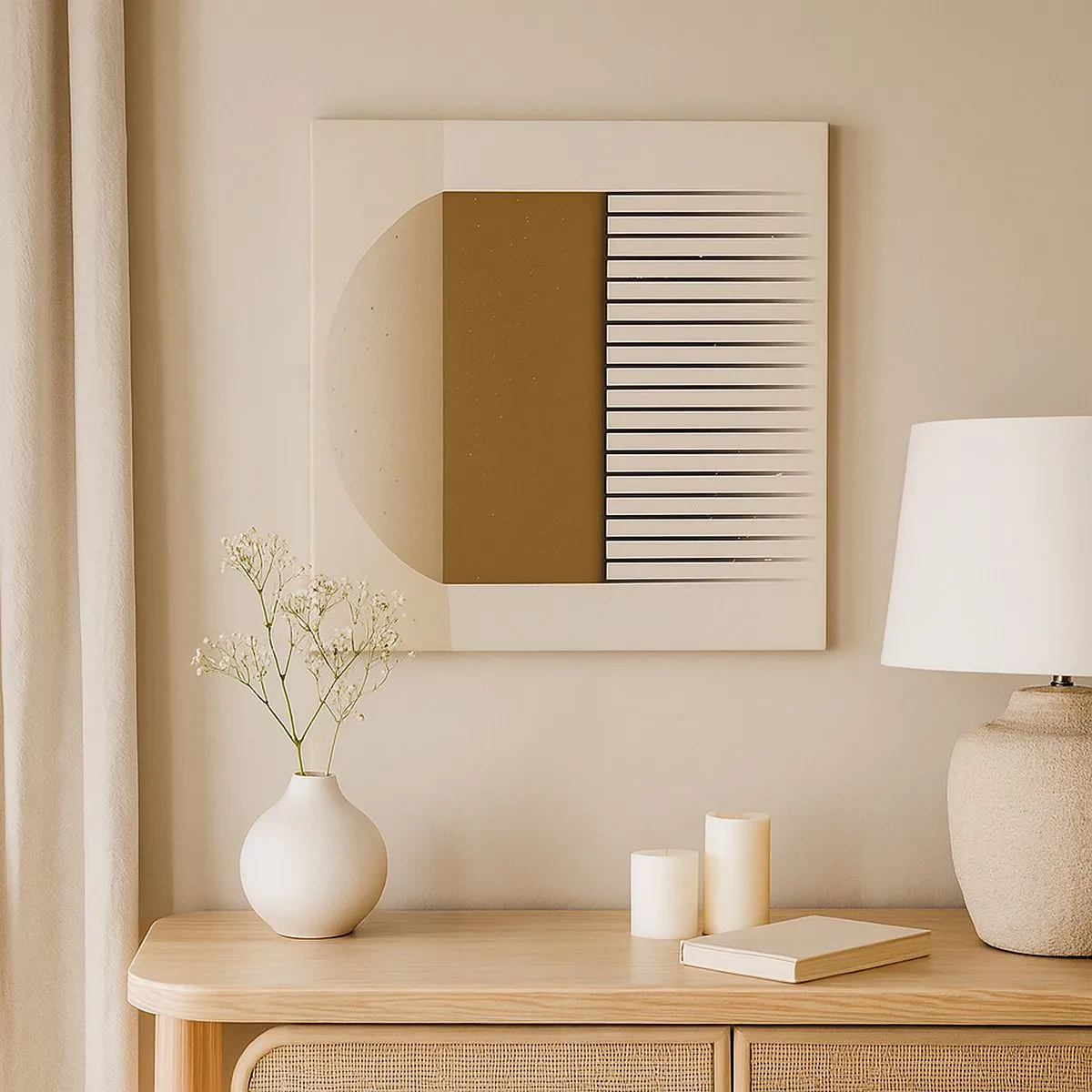 Schilderen op canvas - verschillende staten - 30x30 cm