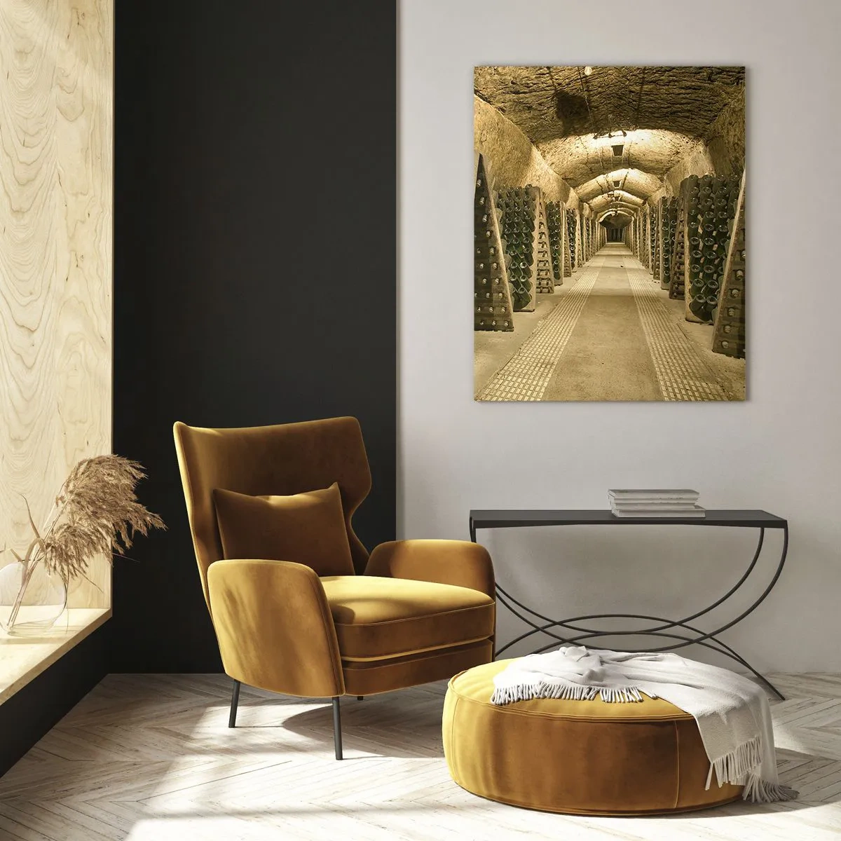 Schilderen op glas - De geboorte van smaak - 80x120 cm