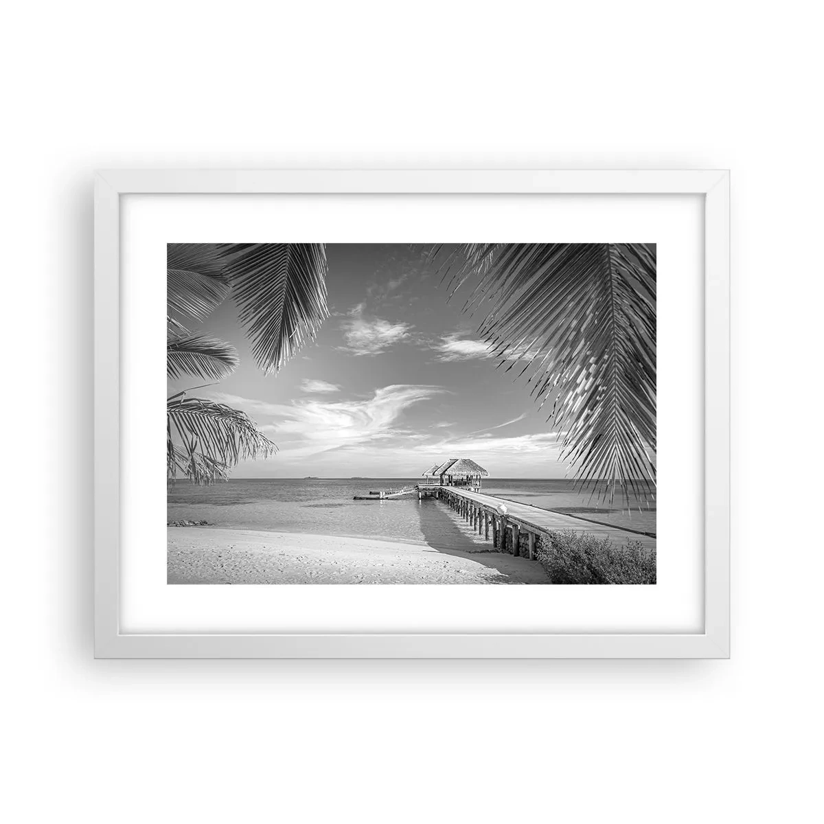 Poster in een witte lijst - Herinnering of droom? - 40x30 cm