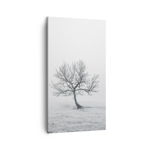 Schilderen op canvas - Tegen het niets - 45x80 cm