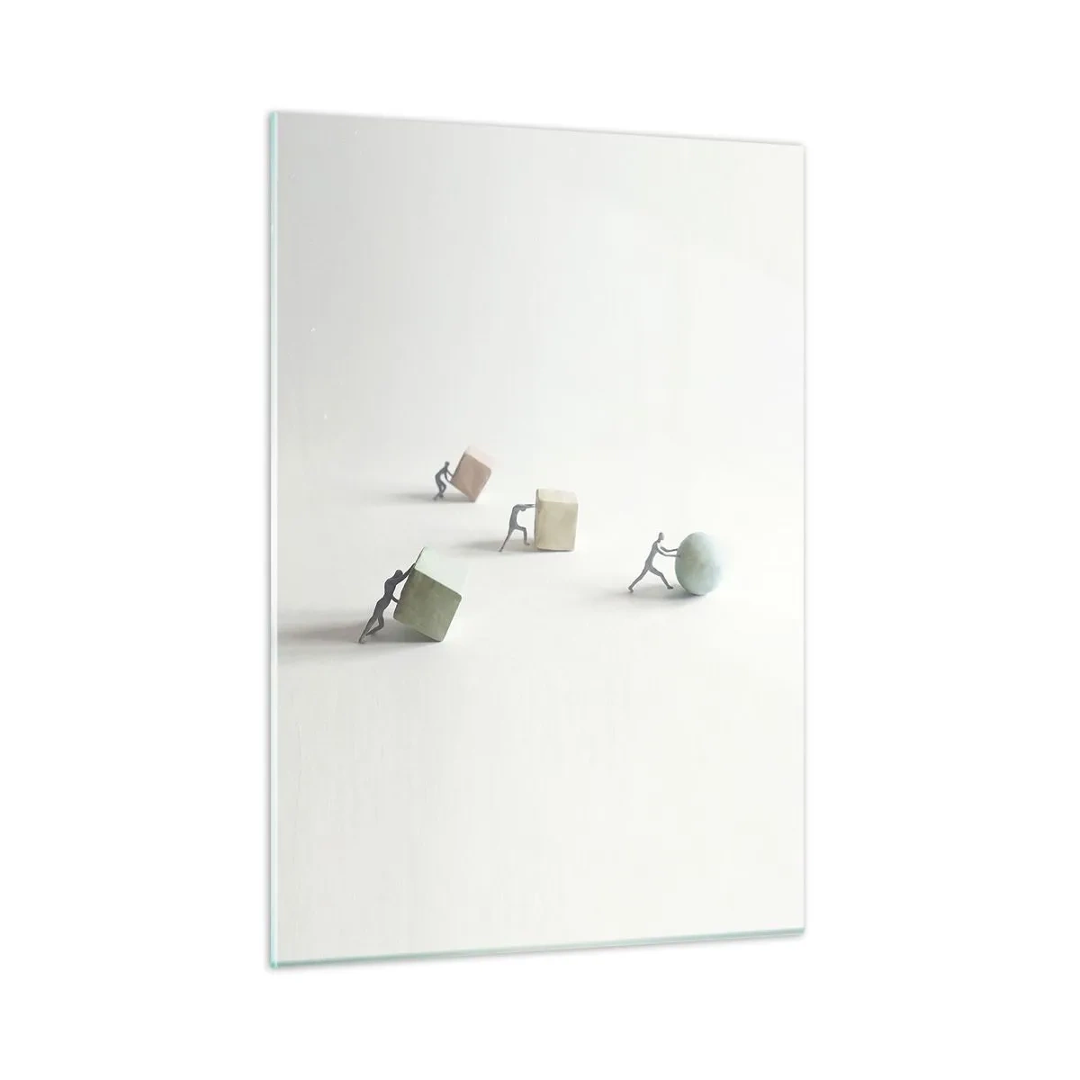 Schilderen op glas - Puur leven - 50x70 cm