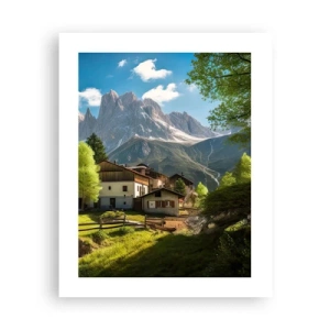 Poster - Alpine idylle - 40x50 cm