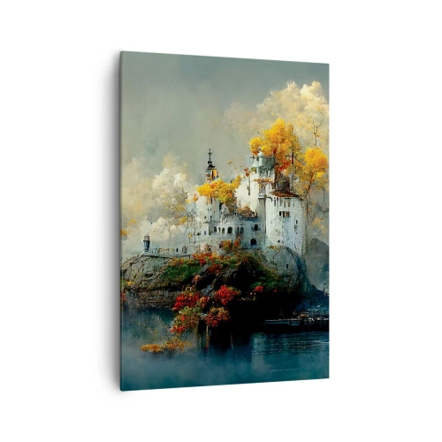 Schilderen op canvas - Het begin van een romantisch verhaal - 70x100 cm