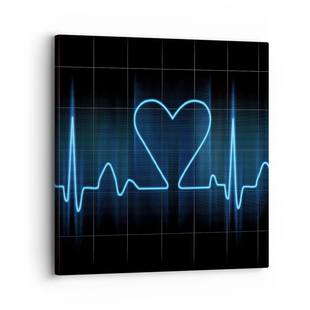 Schilderen op canvas - Op het ritme van het hart - 30x30 cm