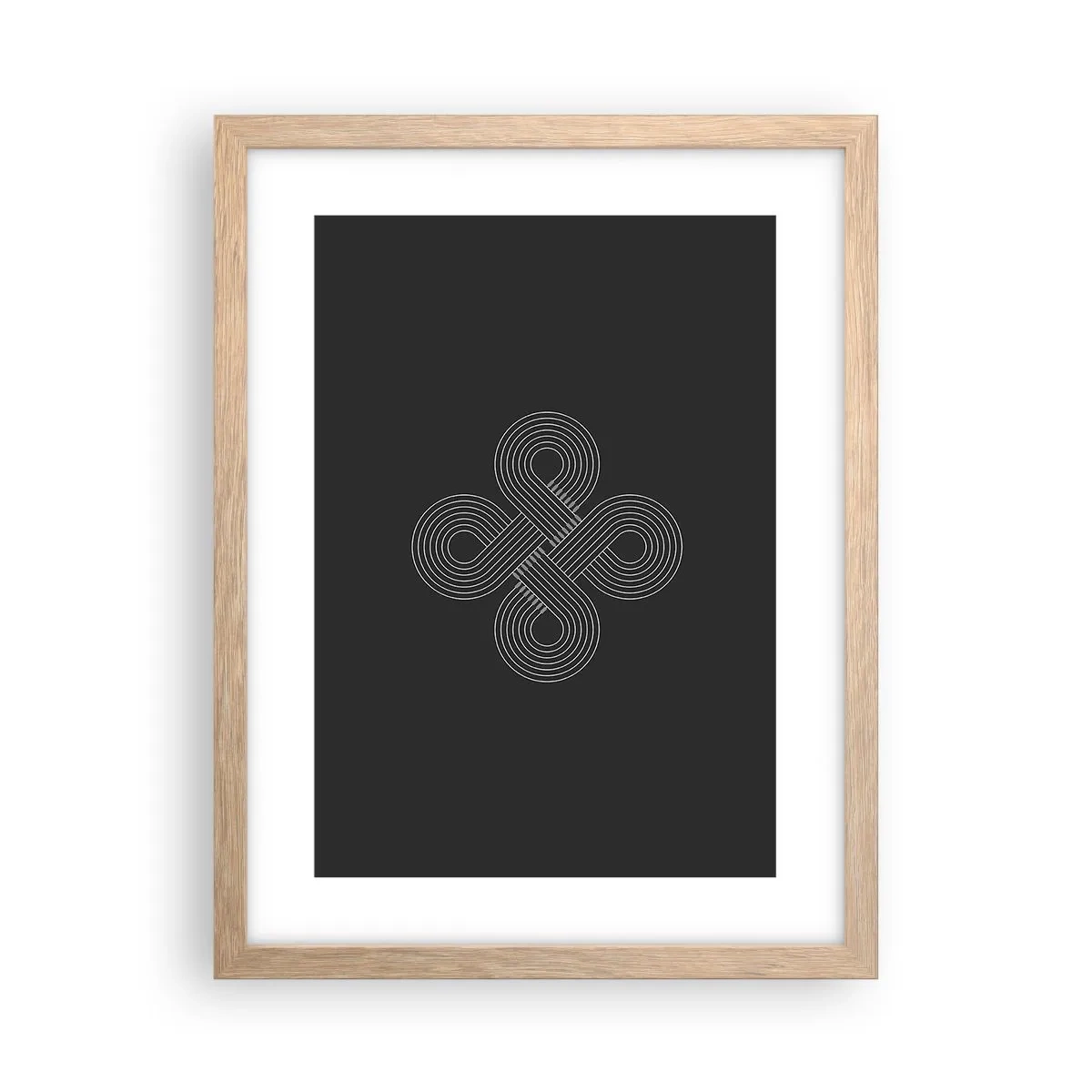 Een poster in een licht eiken lijst - In de Keltische geest - 30x40 cm