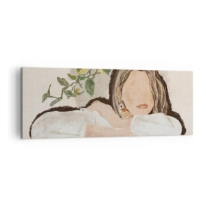 Schilderen op canvas - Zuidelijke schoonheid - 140x50 cm