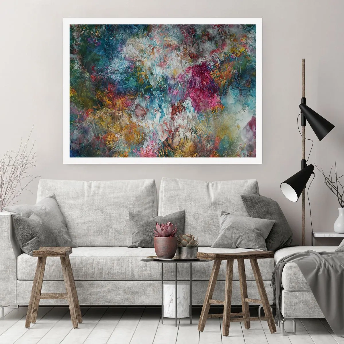 Poster - Volledig in bloei - 91x61 cm