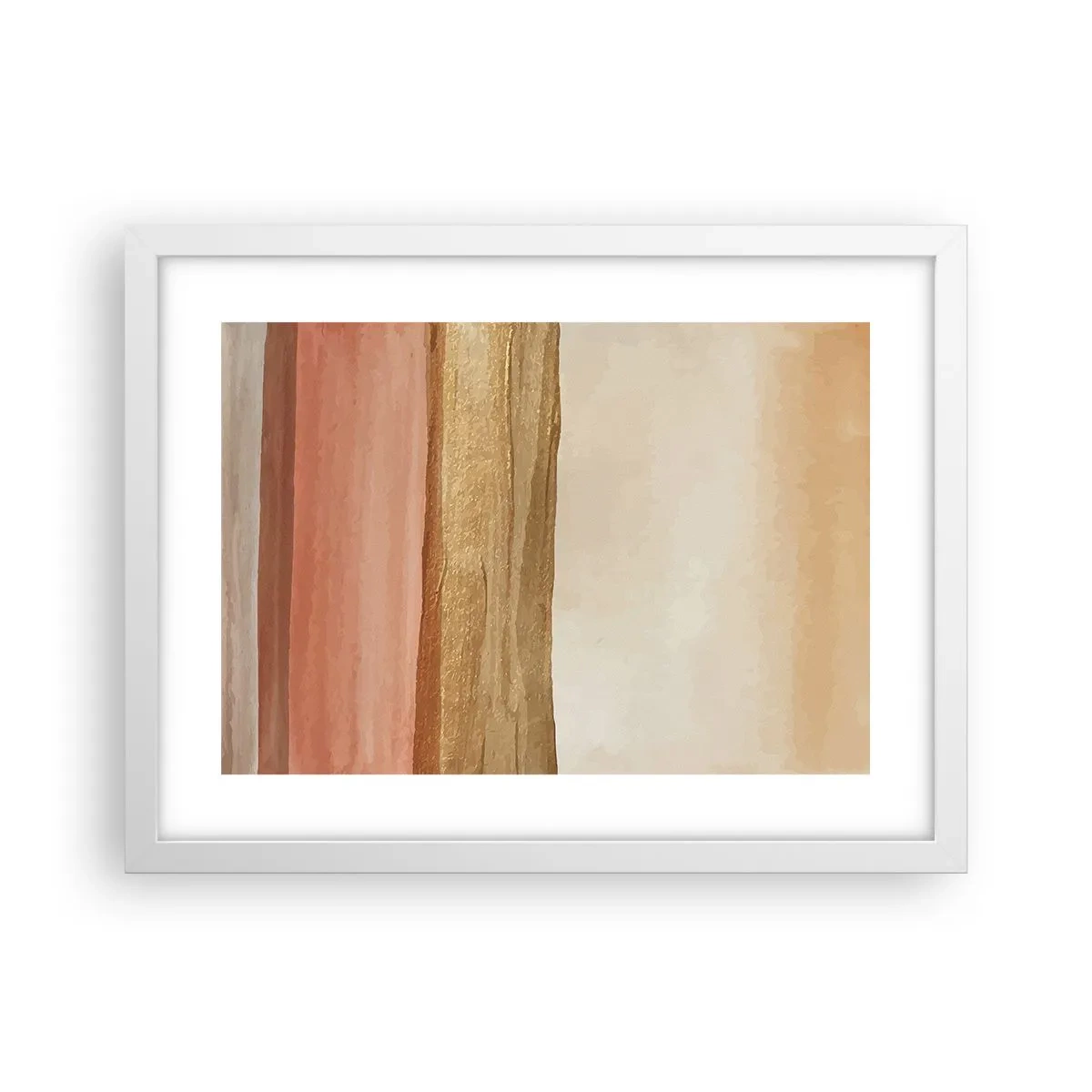 Poster in een witte lijst - Verticale compositie - 40x30 cm