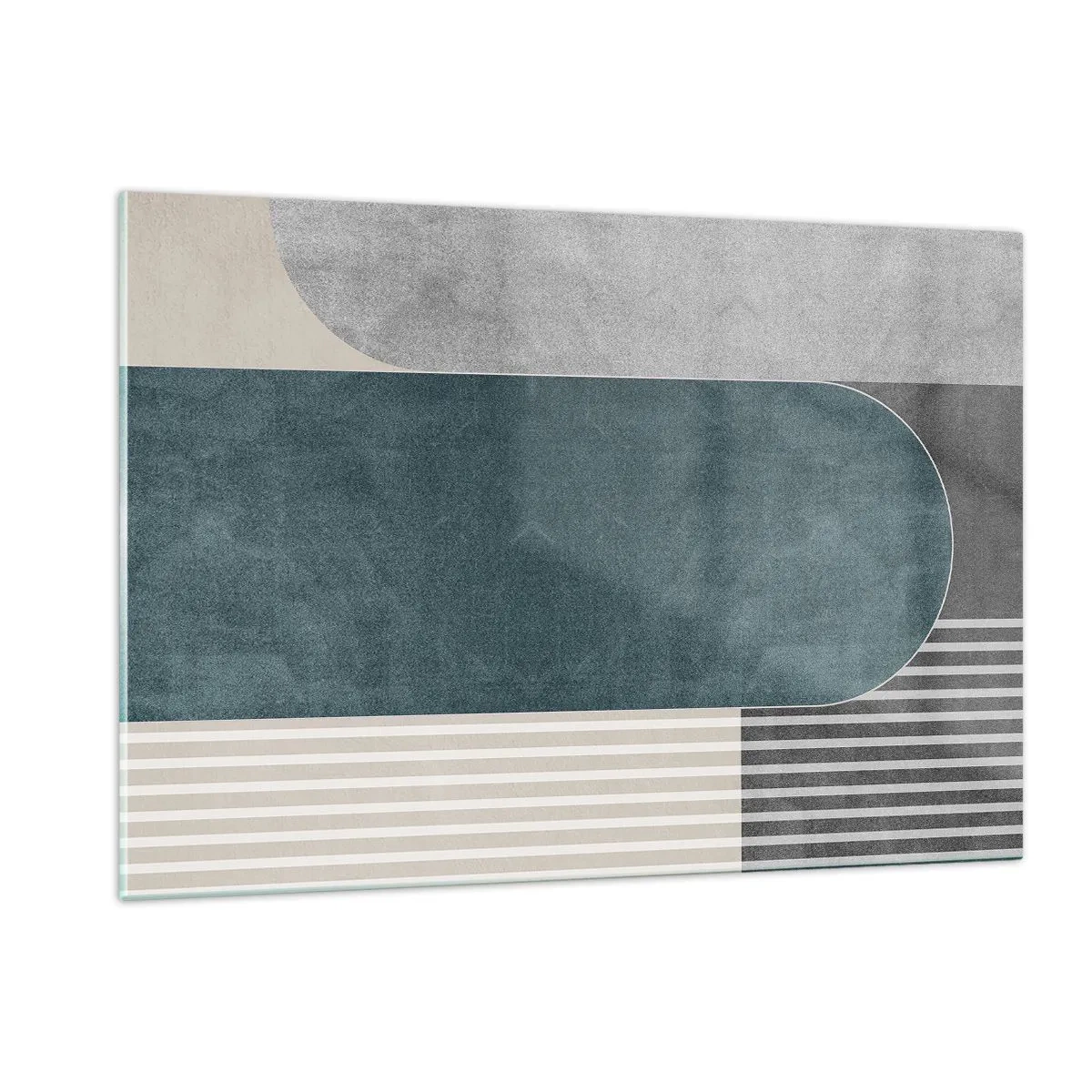 Schilderen op glas - Compositie op niveau - 120x80 cm