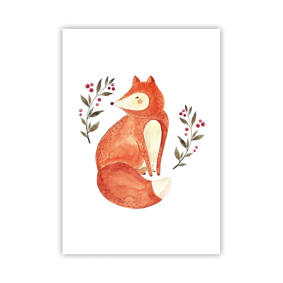 Poster - Kleine roodharige - 70x100 cm