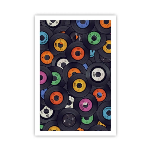 Poster - De kleuren van de klassiekers - 61x91 cm