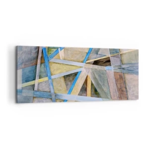 Schilderen op canvas - Recht of diagonaal? - 100x40 cm