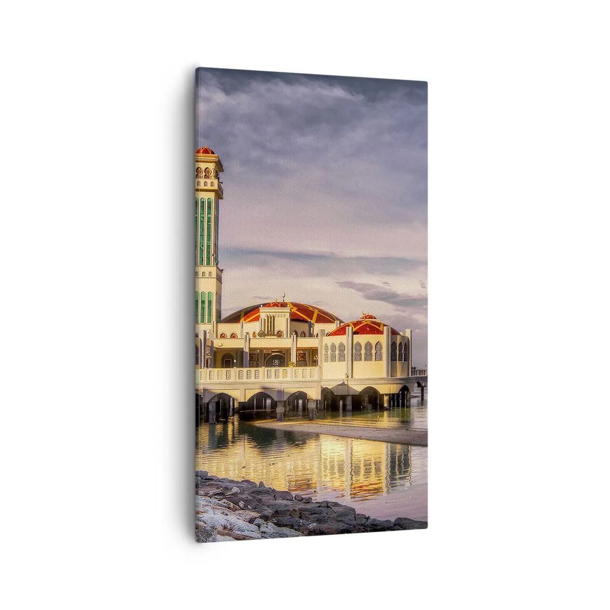 Schilderen op canvas - Tempel van de natuur - 55x100 cm