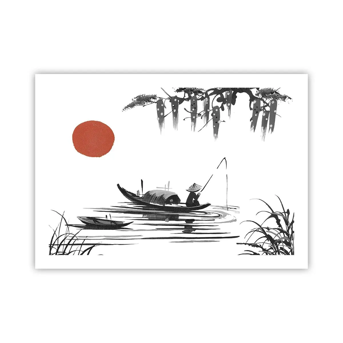 Poster - Aziatische middag - 70x50 cm