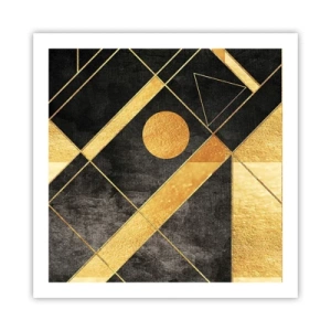 Poster - De zon van de woestijn - 60x60 cm