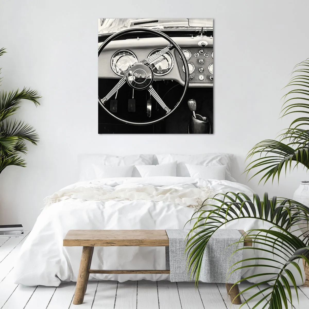 Schilderen op canvas - De droom van een verzamelaar - 40x40 cm