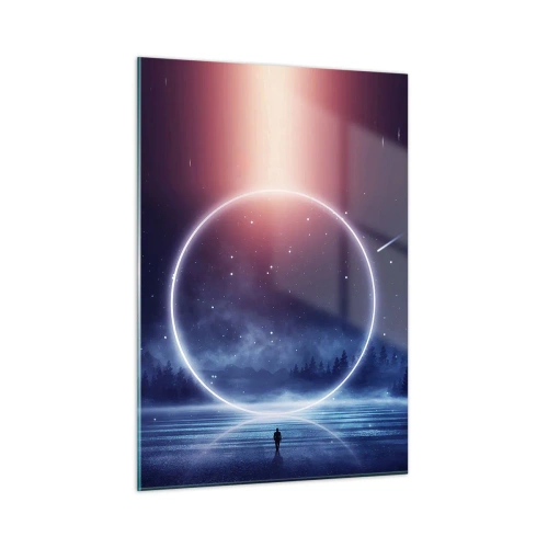 Schilderen op glas - Ze zijn er al... - 50x70 cm